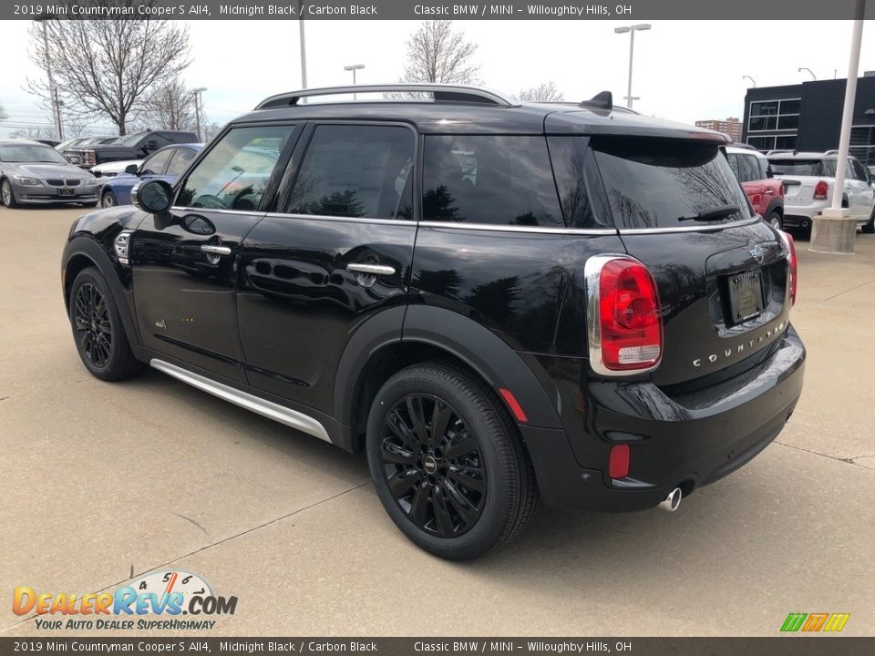 2019 Mini Countryman Cooper S All4 Midnight Black / Carbon Black Photo #3