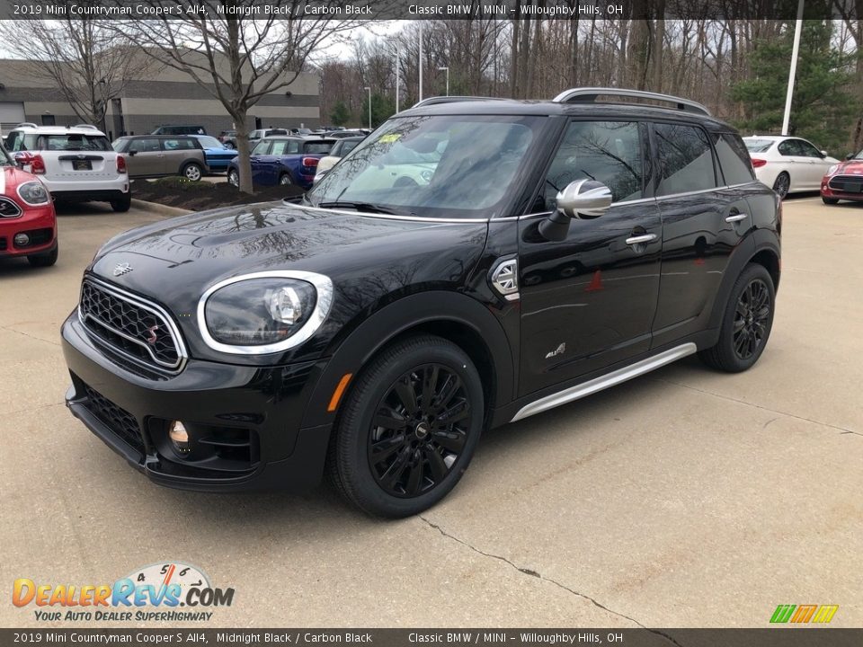 2019 Mini Countryman Cooper S All4 Midnight Black / Carbon Black Photo #4