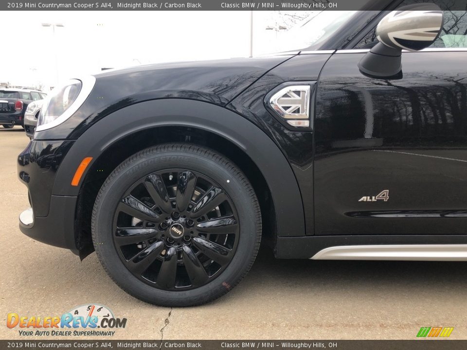 2019 Mini Countryman Cooper S All4 Midnight Black / Carbon Black Photo #9