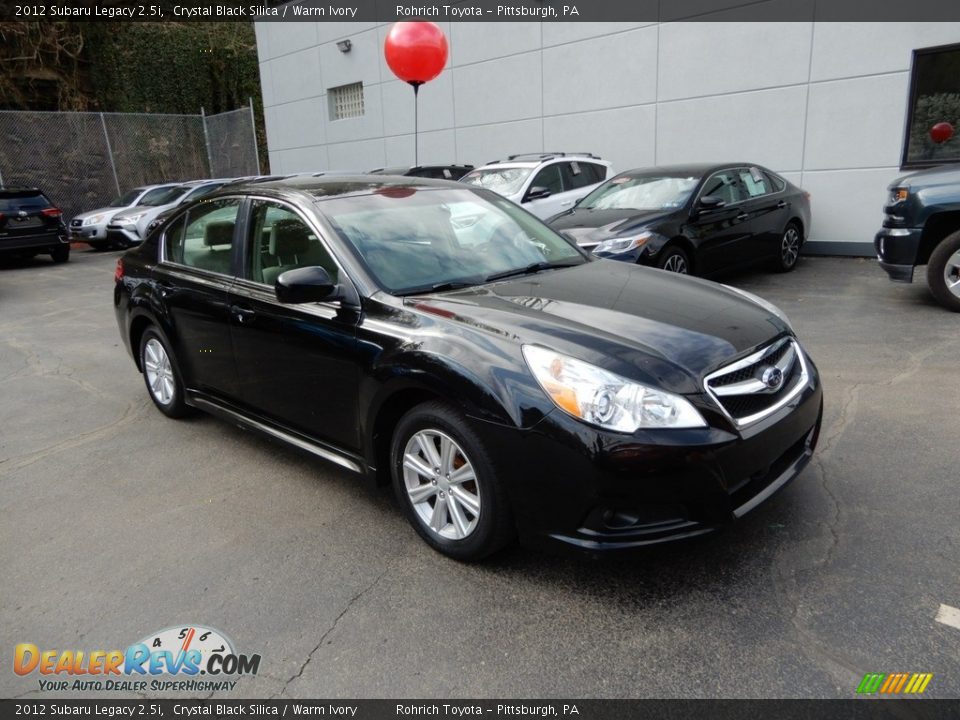 2012 Subaru Legacy 2.5i Crystal Black Silica / Warm Ivory Photo #1