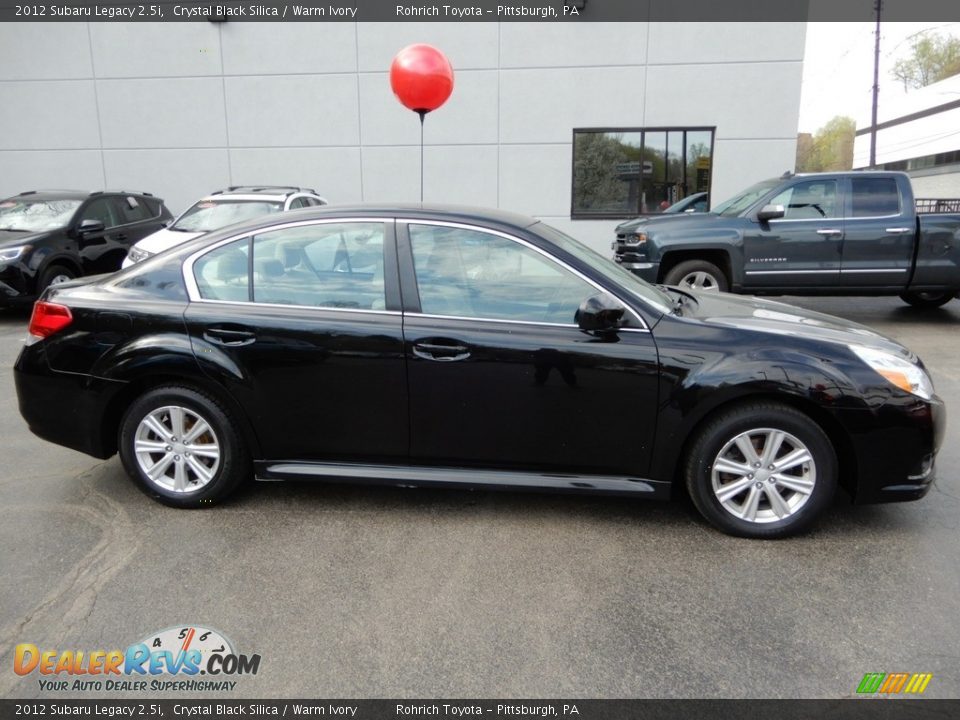 2012 Subaru Legacy 2.5i Crystal Black Silica / Warm Ivory Photo #2