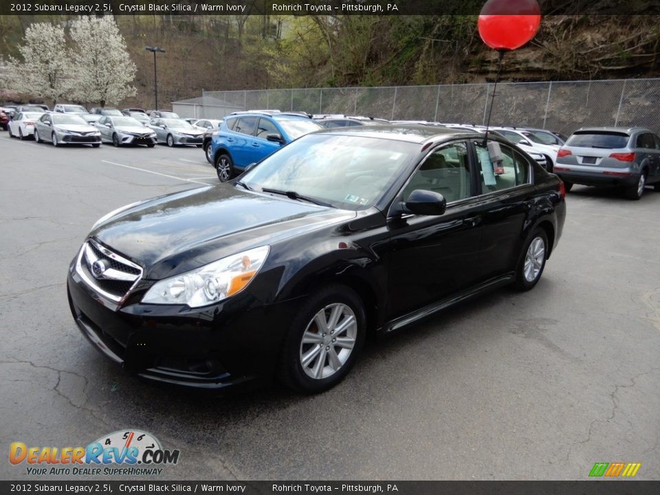 2012 Subaru Legacy 2.5i Crystal Black Silica / Warm Ivory Photo #3