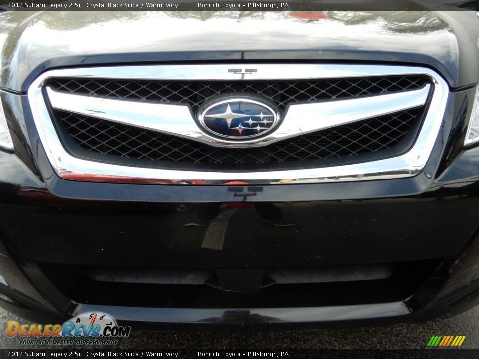 2012 Subaru Legacy 2.5i Crystal Black Silica / Warm Ivory Photo #13