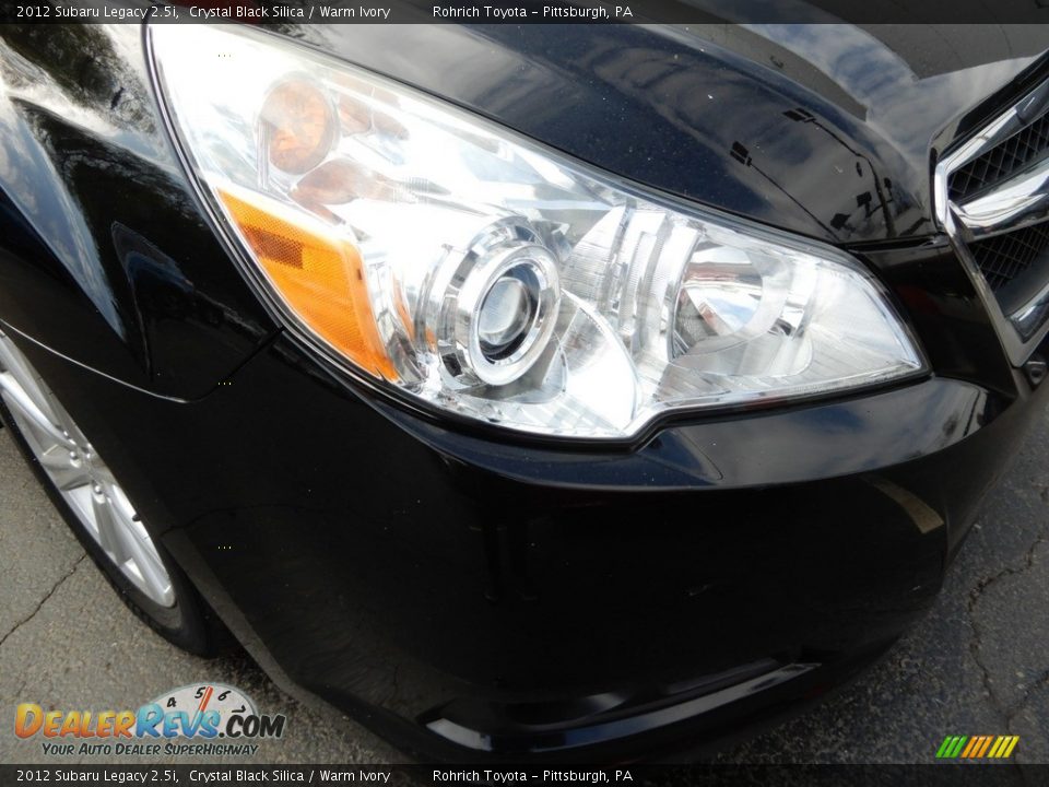 2012 Subaru Legacy 2.5i Crystal Black Silica / Warm Ivory Photo #14