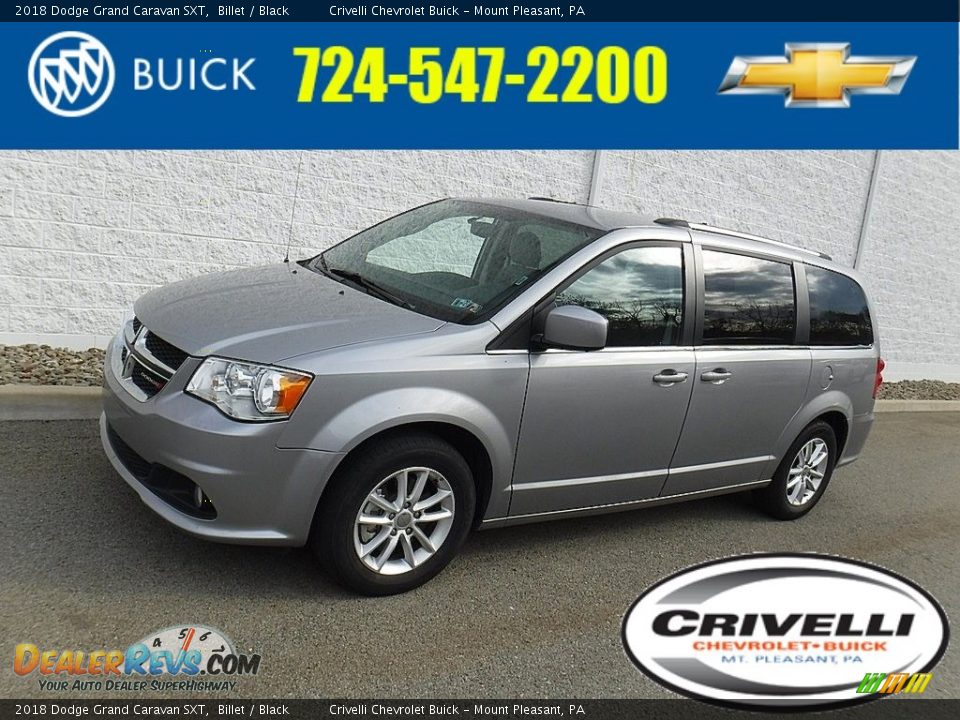 2018 Dodge Grand Caravan SXT Billet / Black Photo #1