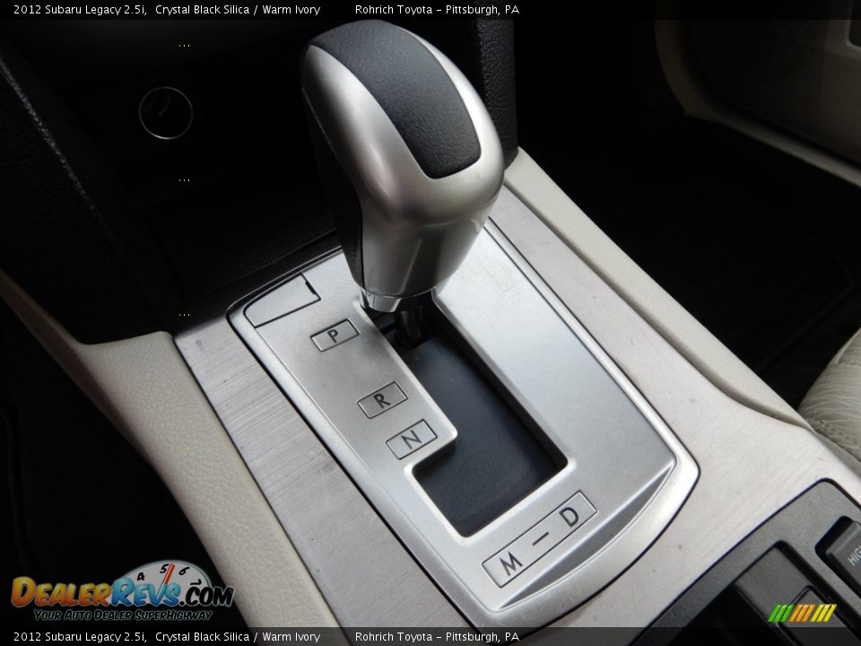 2012 Subaru Legacy 2.5i Crystal Black Silica / Warm Ivory Photo #21