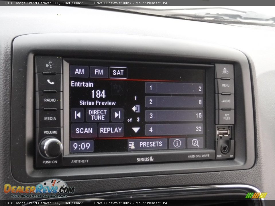 2018 Dodge Grand Caravan SXT Billet / Black Photo #16