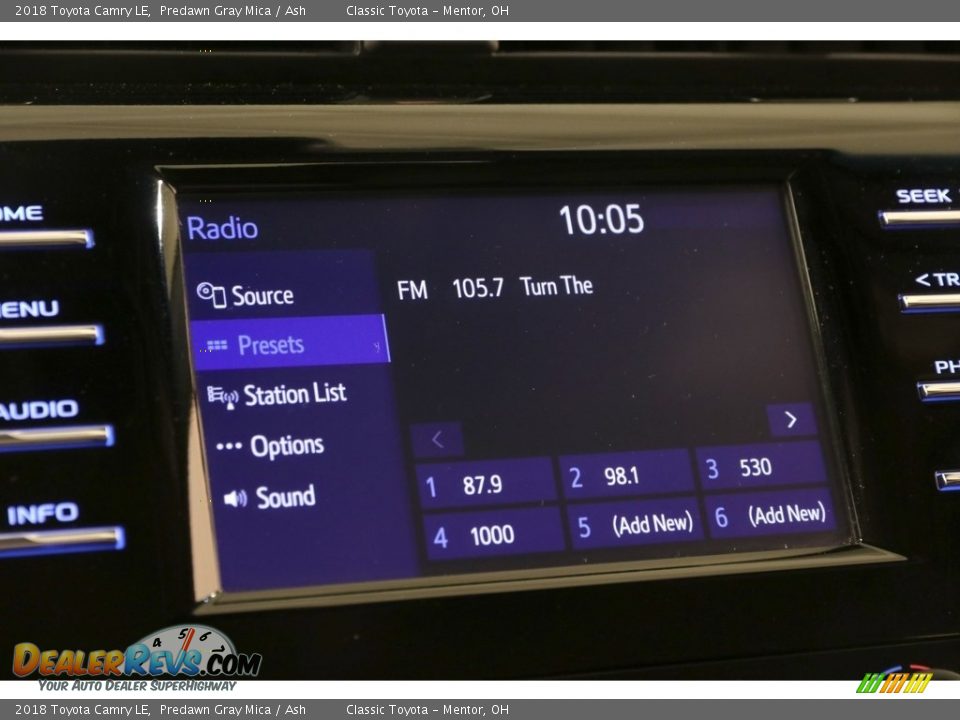2018 Toyota Camry LE Predawn Gray Mica / Ash Photo #9