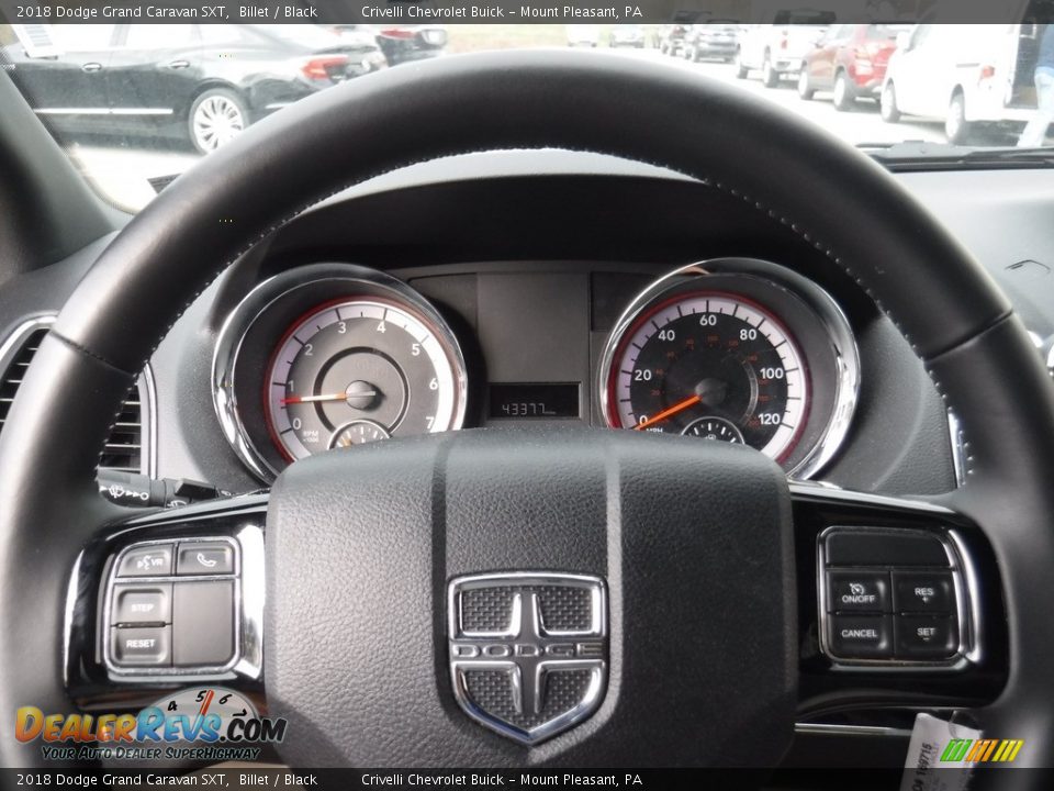 2018 Dodge Grand Caravan SXT Billet / Black Photo #19