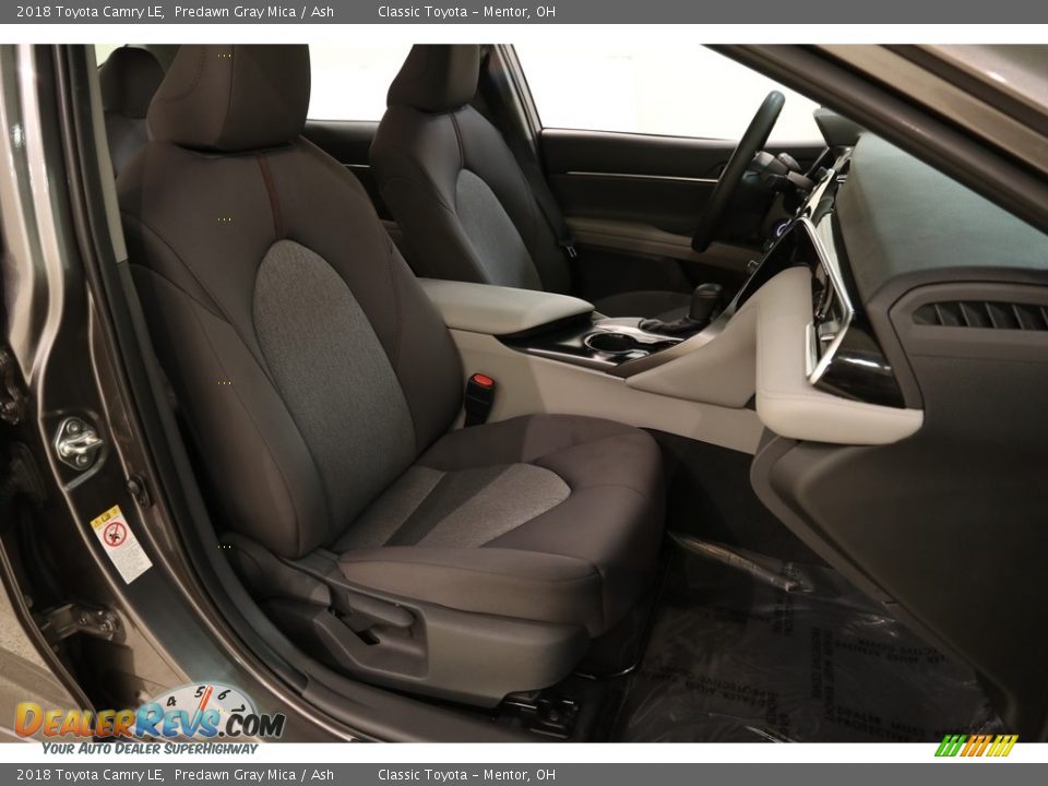 2018 Toyota Camry LE Predawn Gray Mica / Ash Photo #15