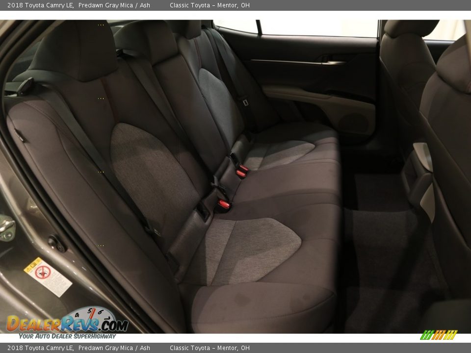 2018 Toyota Camry LE Predawn Gray Mica / Ash Photo #16