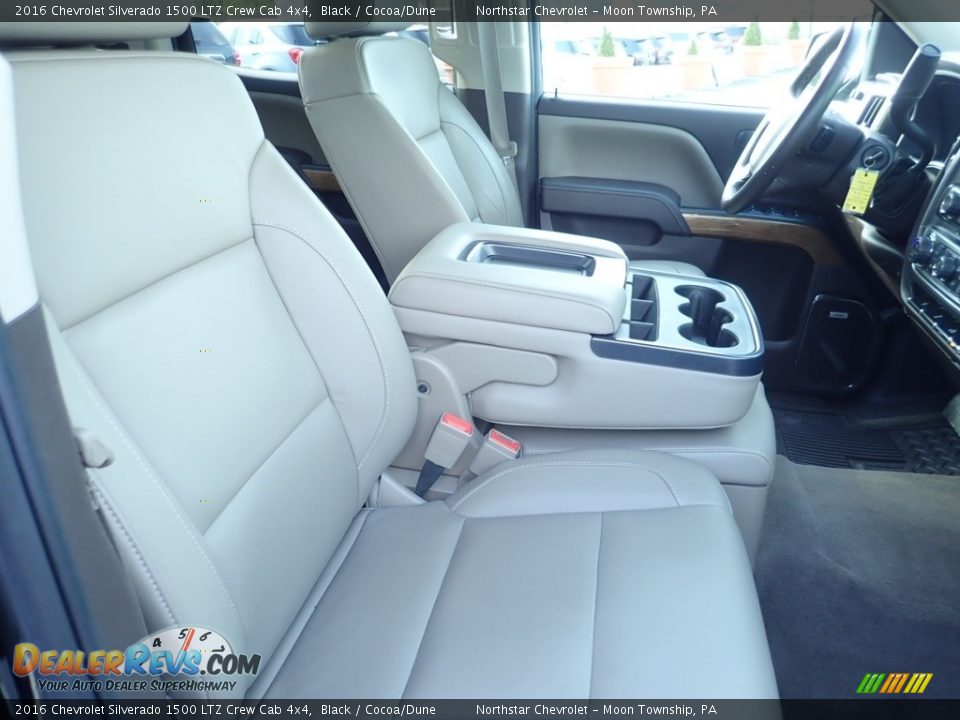 2016 Chevrolet Silverado 1500 LTZ Crew Cab 4x4 Black / Cocoa/Dune Photo #14