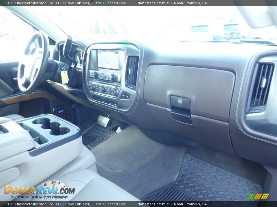 2016 Chevrolet Silverado 1500 LTZ Crew Cab 4x4 Black / Cocoa/Dune Photo #15