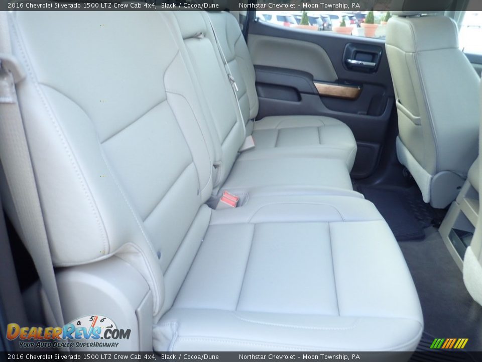 2016 Chevrolet Silverado 1500 LTZ Crew Cab 4x4 Black / Cocoa/Dune Photo #18