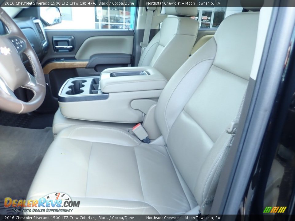 2016 Chevrolet Silverado 1500 LTZ Crew Cab 4x4 Black / Cocoa/Dune Photo #19