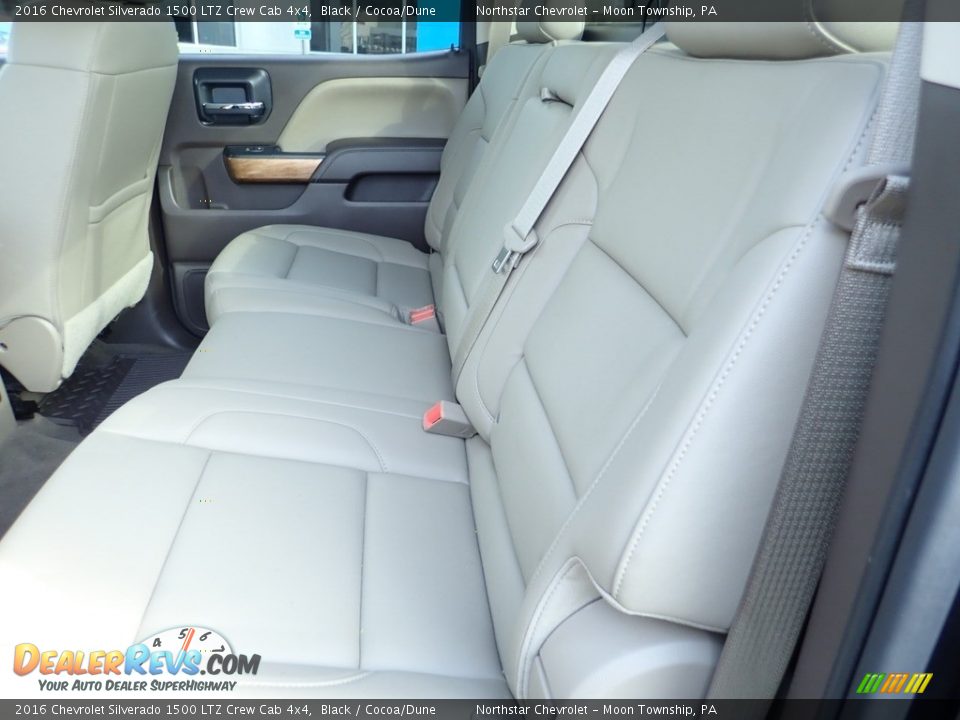 2016 Chevrolet Silverado 1500 LTZ Crew Cab 4x4 Black / Cocoa/Dune Photo #20