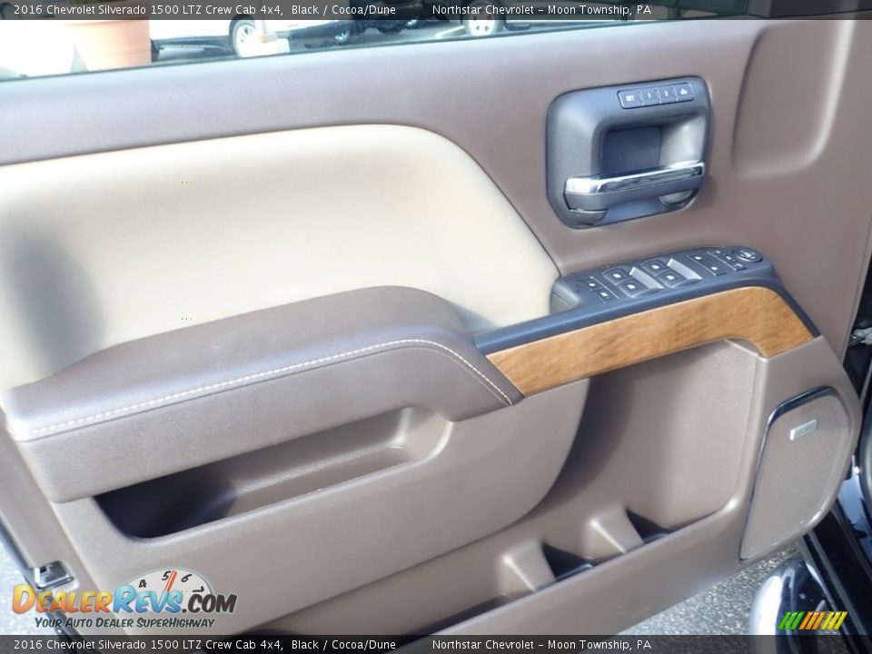 2016 Chevrolet Silverado 1500 LTZ Crew Cab 4x4 Black / Cocoa/Dune Photo #23