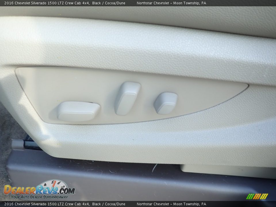 2016 Chevrolet Silverado 1500 LTZ Crew Cab 4x4 Black / Cocoa/Dune Photo #24