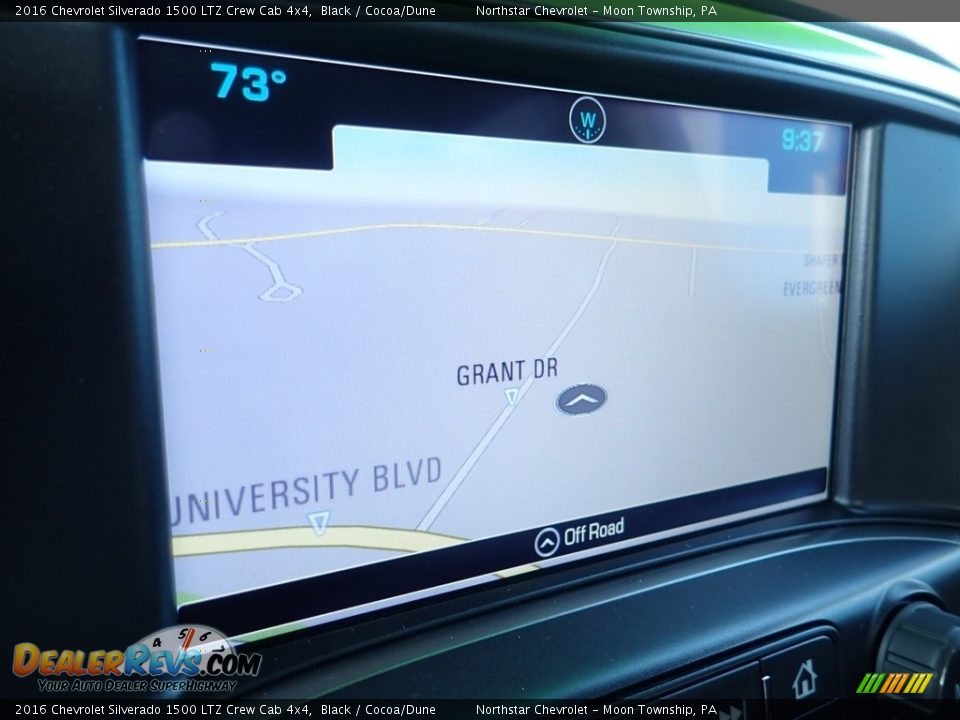 2016 Chevrolet Silverado 1500 LTZ Crew Cab 4x4 Black / Cocoa/Dune Photo #26