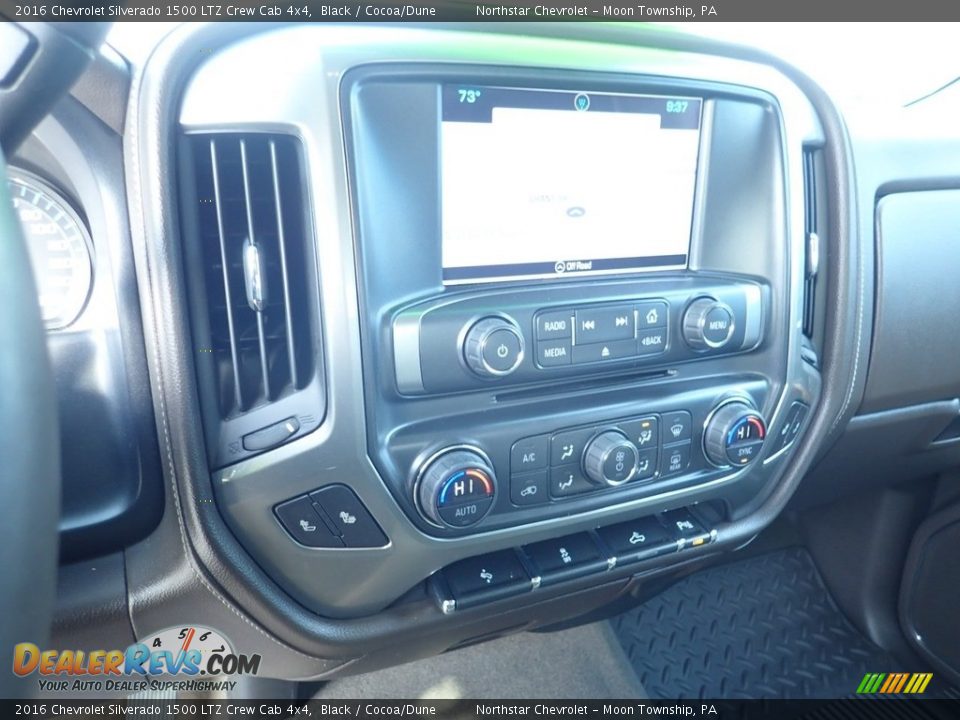 2016 Chevrolet Silverado 1500 LTZ Crew Cab 4x4 Black / Cocoa/Dune Photo #27