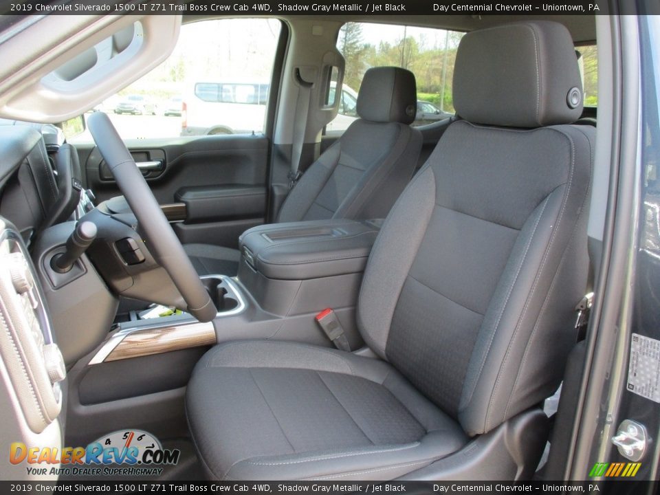 Front Seat of 2019 Chevrolet Silverado 1500 LT Z71 Trail Boss Crew Cab 4WD Photo #10