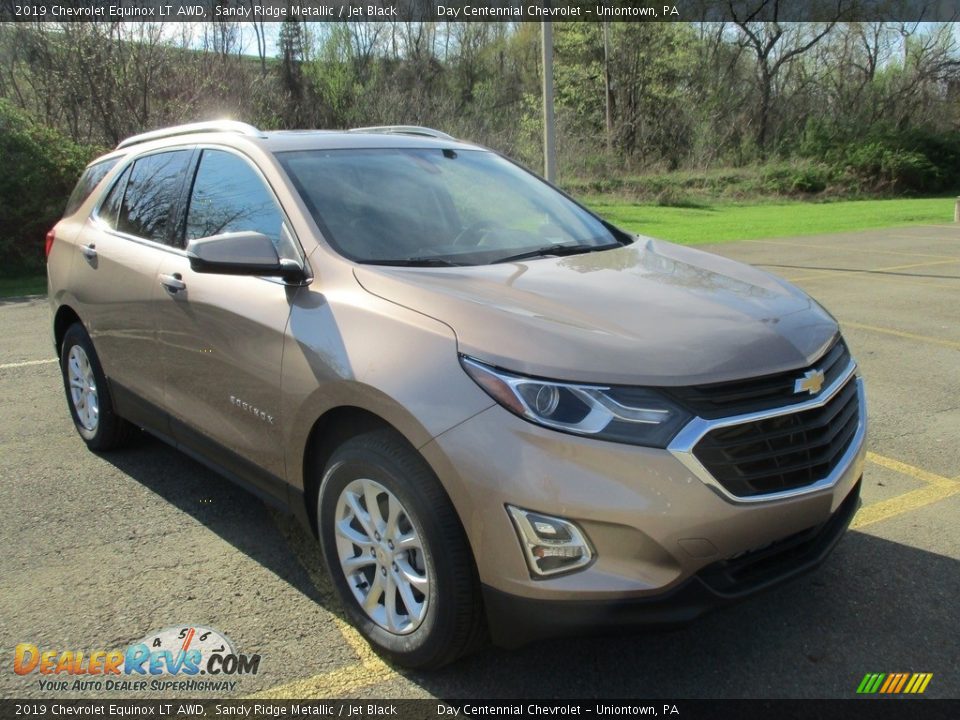 2019 Chevrolet Equinox LT AWD Sandy Ridge Metallic / Jet Black Photo #8