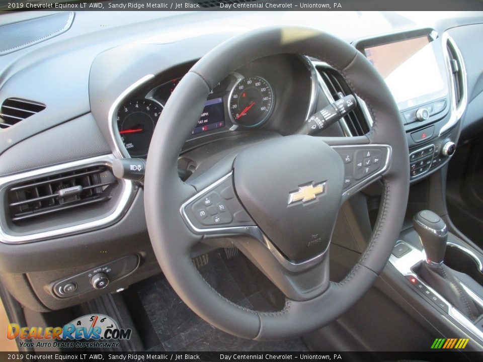 2019 Chevrolet Equinox LT AWD Sandy Ridge Metallic / Jet Black Photo #11