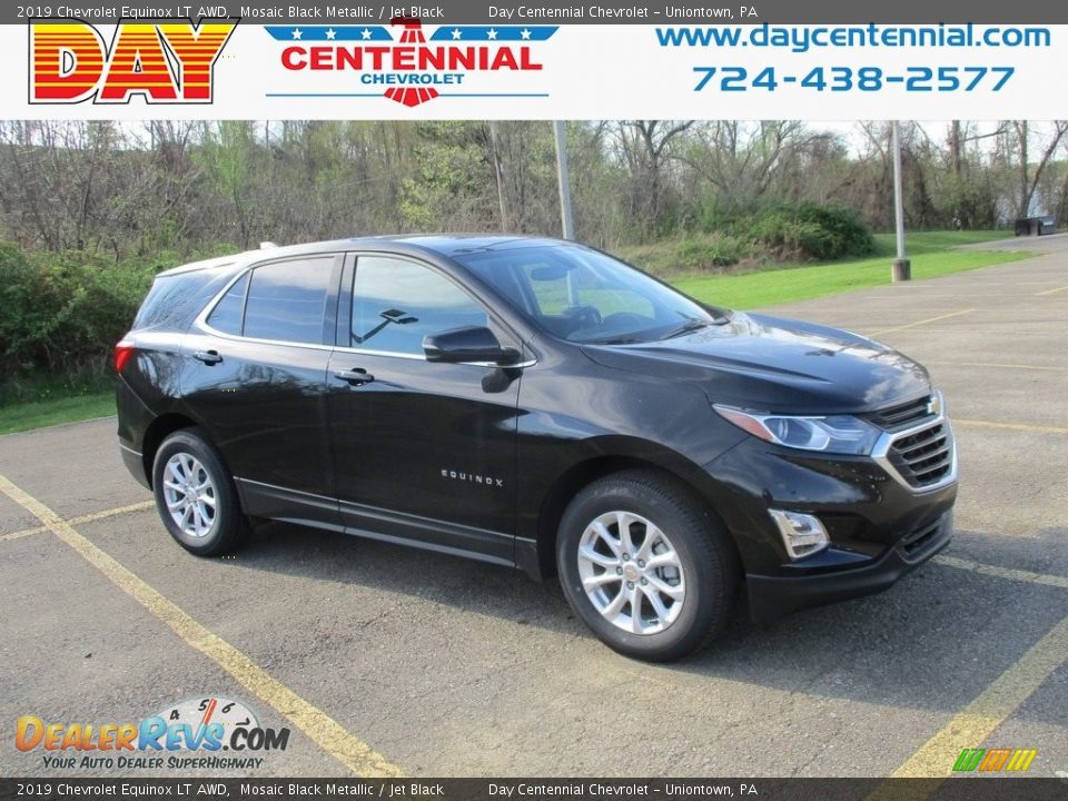 2019 Chevrolet Equinox LT AWD Mosaic Black Metallic / Jet Black Photo #1