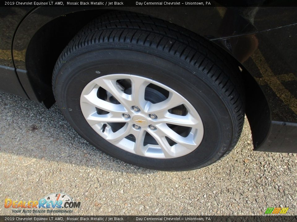 2019 Chevrolet Equinox LT AWD Mosaic Black Metallic / Jet Black Photo #8