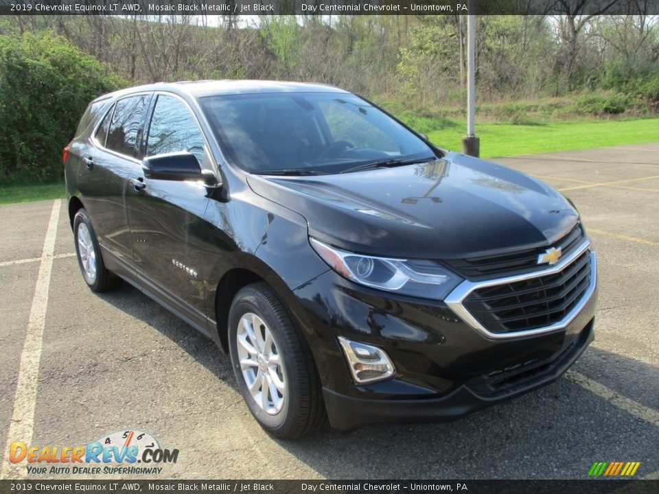 2019 Chevrolet Equinox LT AWD Mosaic Black Metallic / Jet Black Photo #10