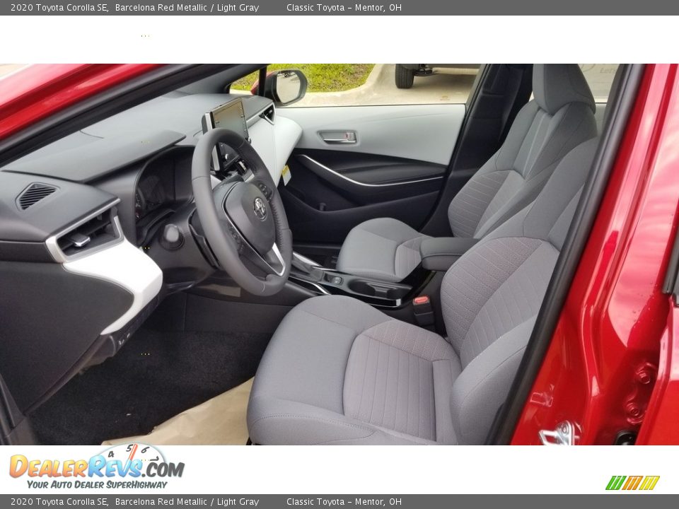 Light Gray Interior - 2020 Toyota Corolla SE Photo #2