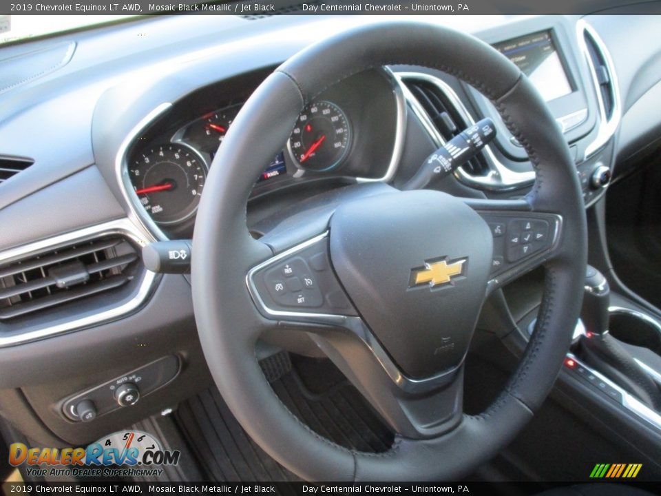 2019 Chevrolet Equinox LT AWD Mosaic Black Metallic / Jet Black Photo #14
