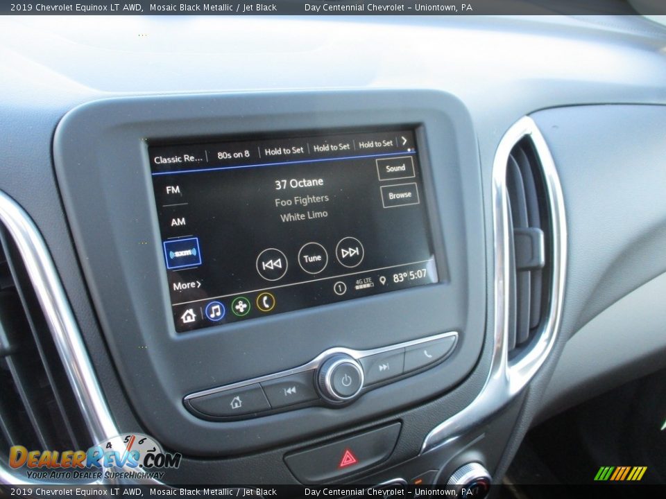 2019 Chevrolet Equinox LT AWD Mosaic Black Metallic / Jet Black Photo #16