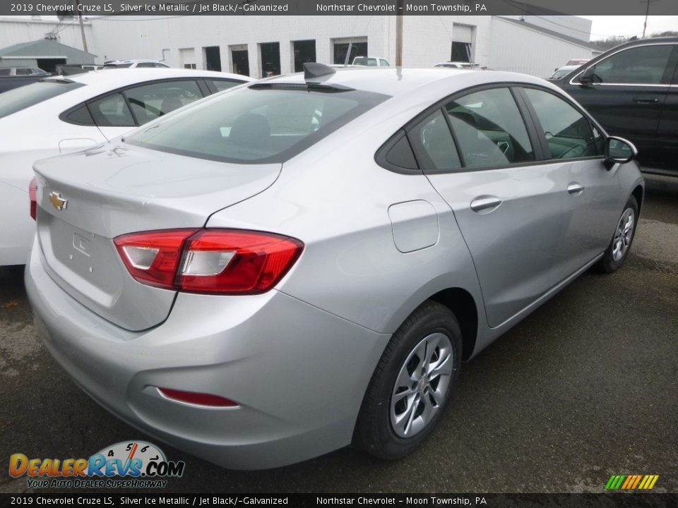 2019 Chevrolet Cruze LS Silver Ice Metallic / Jet Black/­Galvanized Photo #3