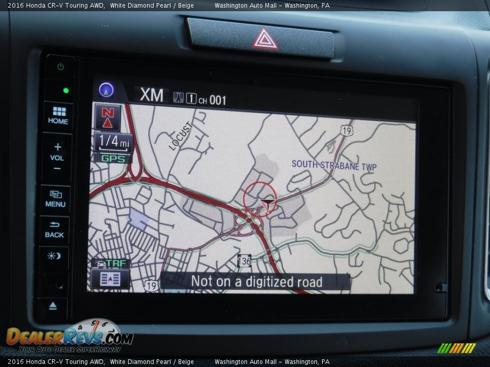 2016 Honda CR-V Touring AWD White Diamond Pearl / Beige Photo #19