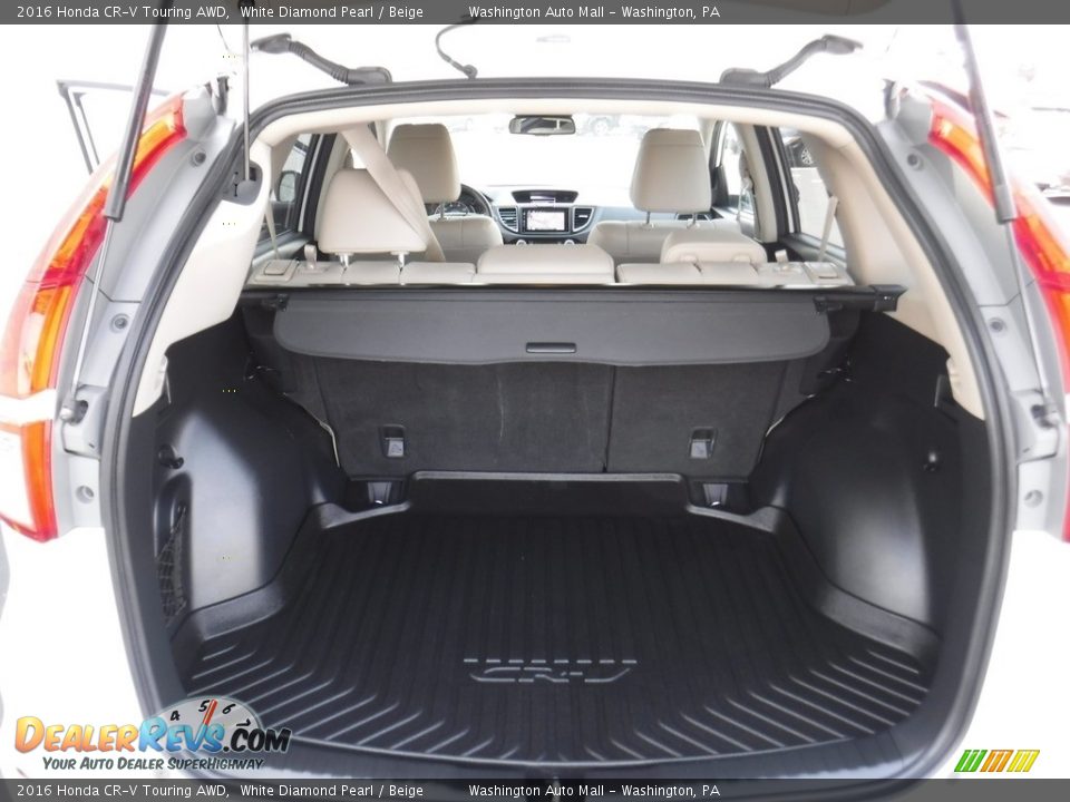 2016 Honda CR-V Touring AWD White Diamond Pearl / Beige Photo #27