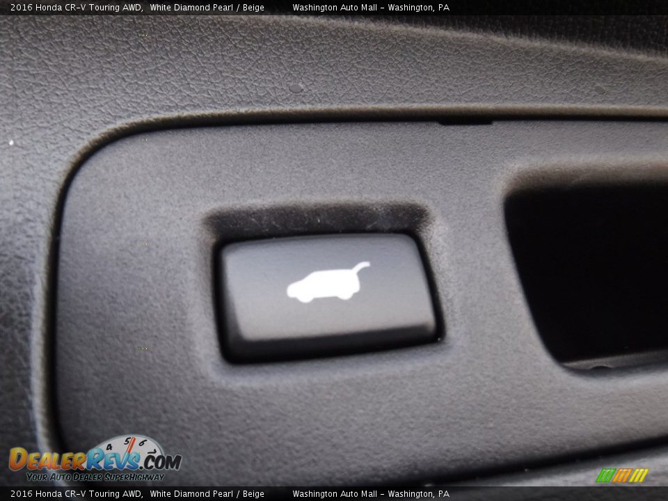 2016 Honda CR-V Touring AWD White Diamond Pearl / Beige Photo #28