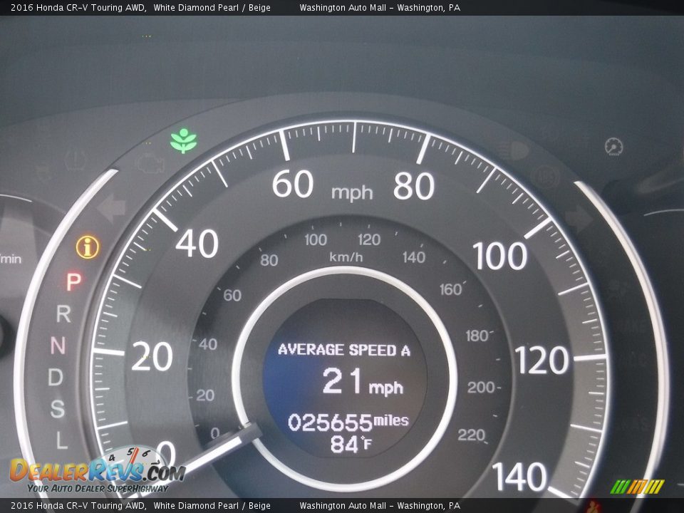 2016 Honda CR-V Touring AWD White Diamond Pearl / Beige Photo #32