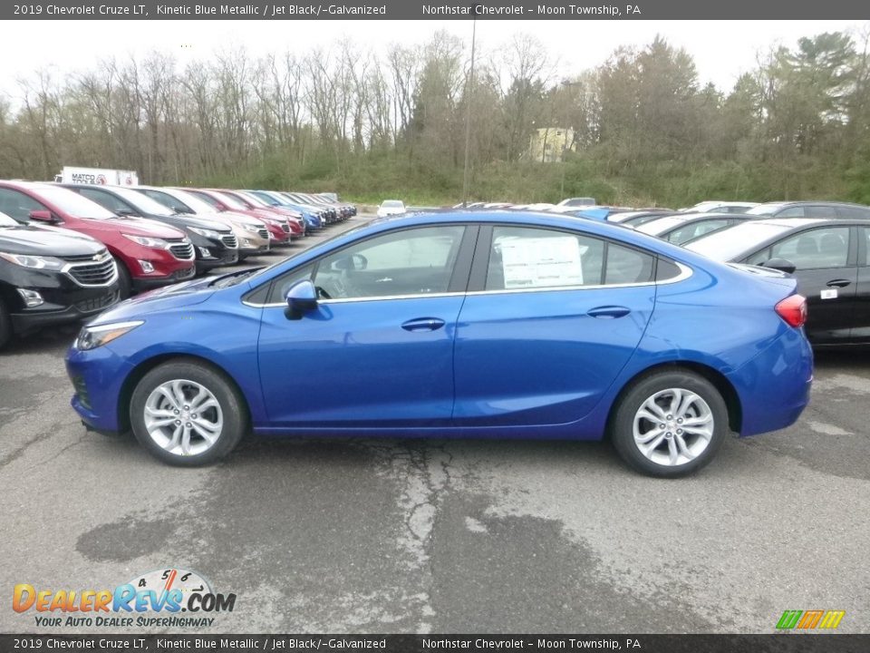 2019 Chevrolet Cruze LT Kinetic Blue Metallic / Jet Black/­Galvanized Photo #2