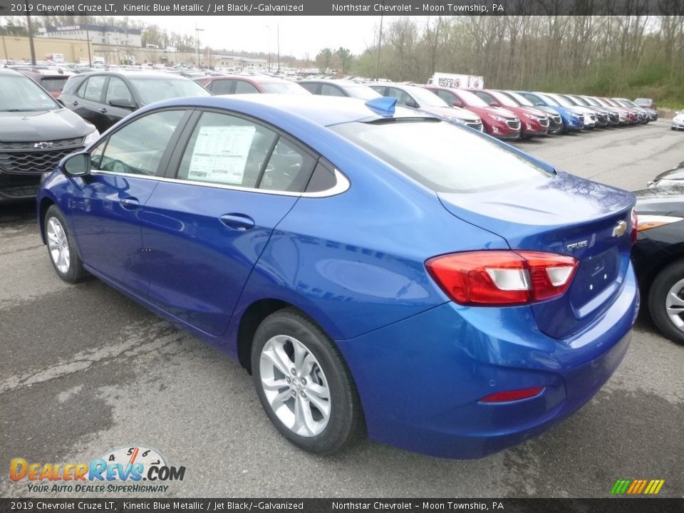 2019 Chevrolet Cruze LT Kinetic Blue Metallic / Jet Black/­Galvanized Photo #3