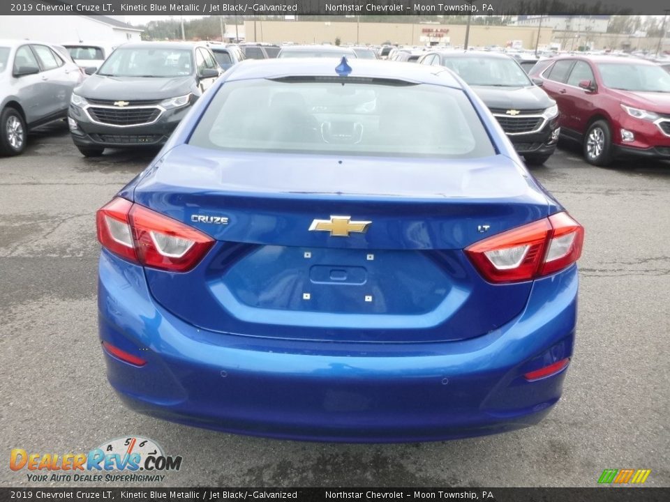 2019 Chevrolet Cruze LT Kinetic Blue Metallic / Jet Black/­Galvanized Photo #4