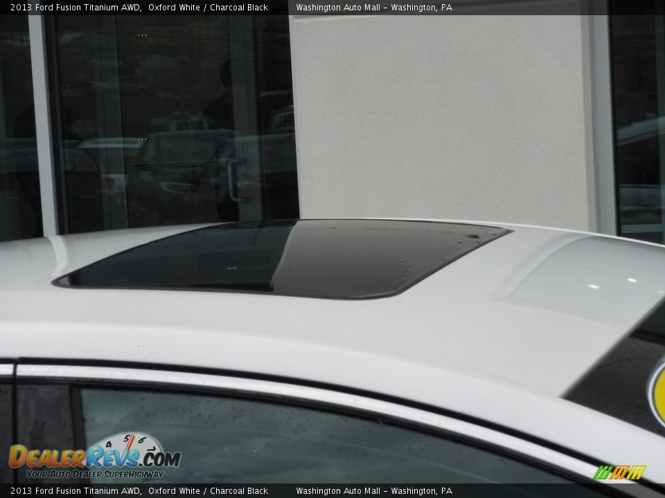 2013 Ford Fusion Titanium AWD Oxford White / Charcoal Black Photo #4