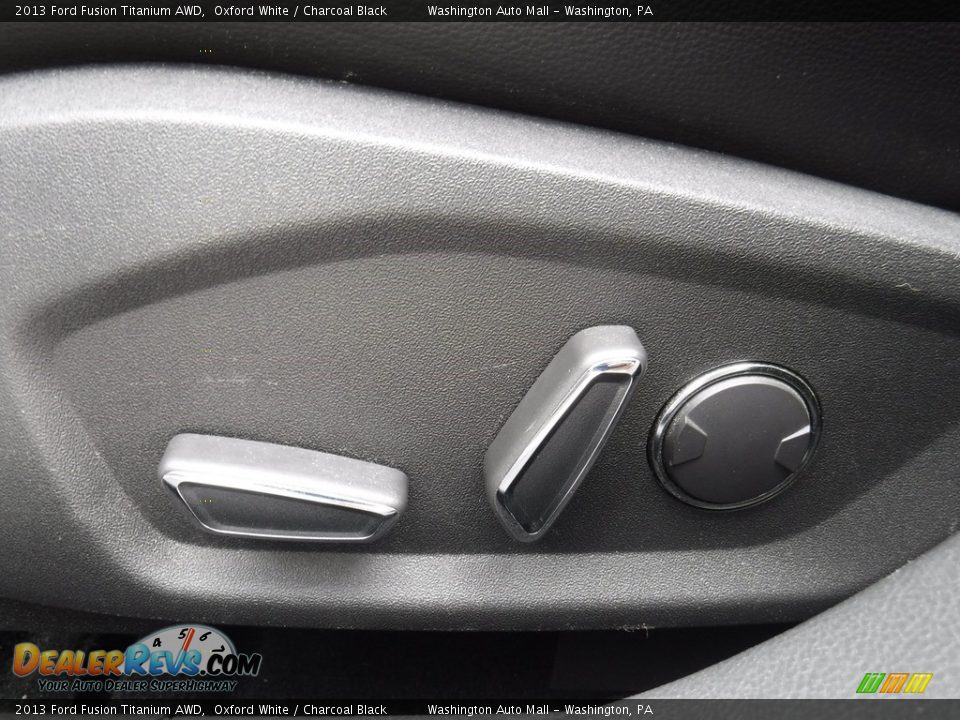 2013 Ford Fusion Titanium AWD Oxford White / Charcoal Black Photo #16