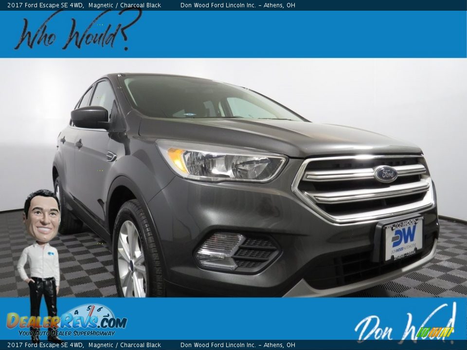 2017 Ford Escape SE 4WD Magnetic / Charcoal Black Photo #1
