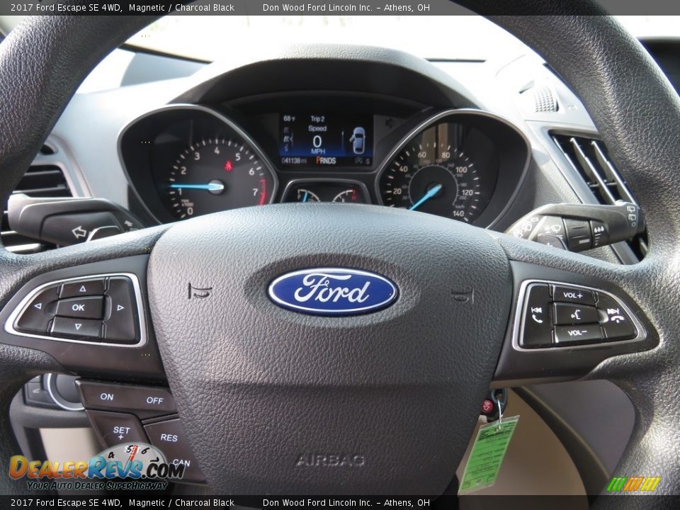 2017 Ford Escape SE 4WD Magnetic / Charcoal Black Photo #6