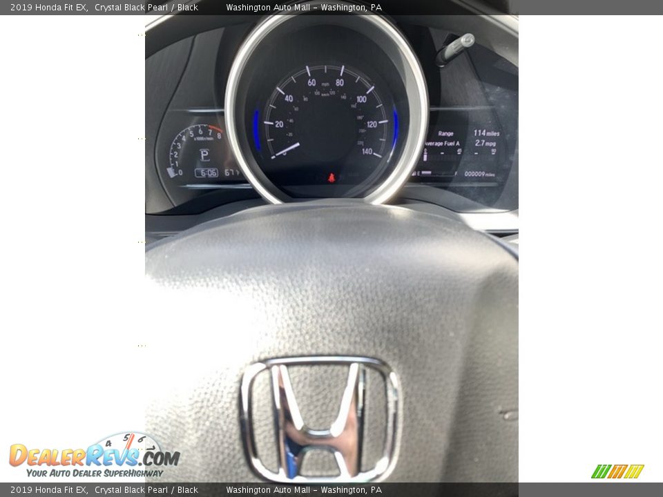 2019 Honda Fit EX Crystal Black Pearl / Black Photo #30