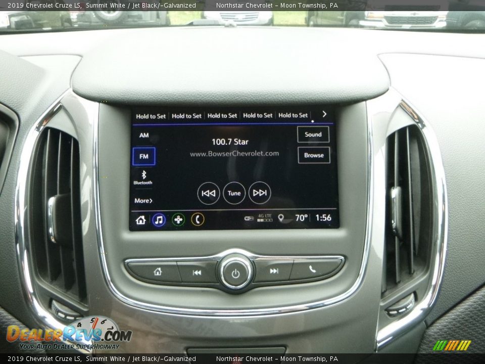 2019 Chevrolet Cruze LS Summit White / Jet Black/­Galvanized Photo #17