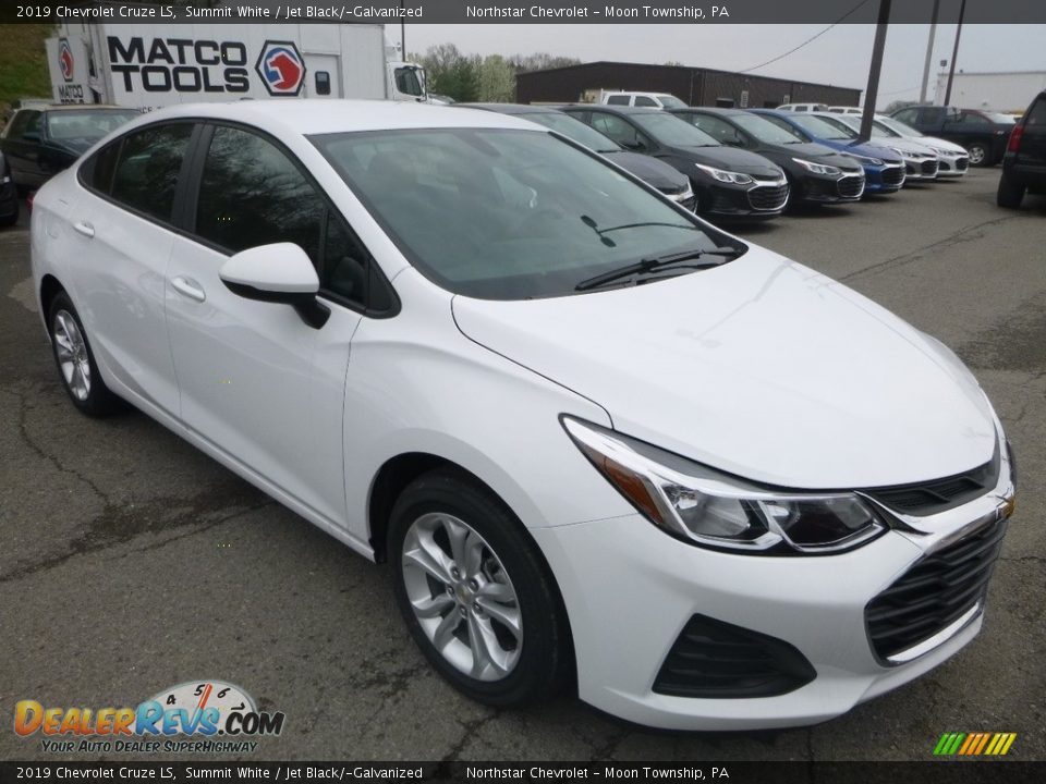 2019 Chevrolet Cruze LS Summit White / Jet Black/­Galvanized Photo #7
