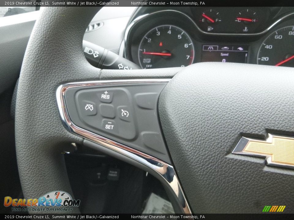 2019 Chevrolet Cruze LS Summit White / Jet Black/­Galvanized Photo #20