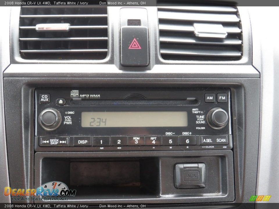2008 Honda CR-V LX 4WD Taffeta White / Ivory Photo #2